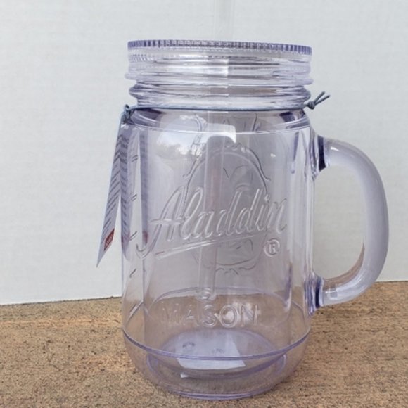 Aladdin Tumbler Mason Jar Travel Mug - Picture 1 of 16